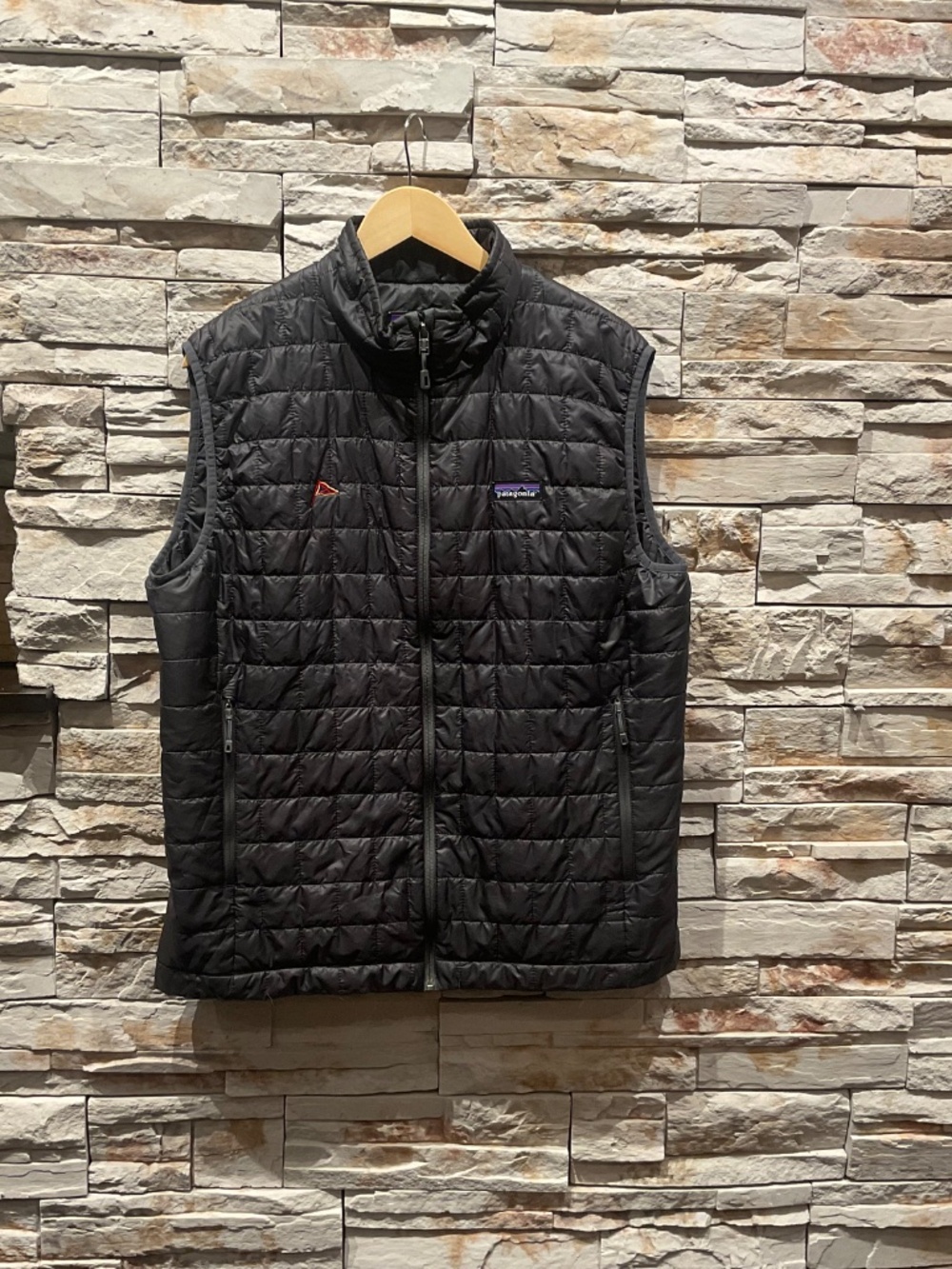 Patagonia Men’s Nano Quilted Puffer Vest, Color Dark Olive Green, Size L - Picture 7 of 7